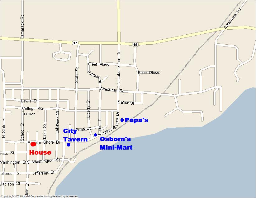 Culver Indiana Map